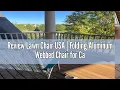 Review Lawn Chair USA Folding Aluminum Webbed Chair for Camping Sports and Beach Classic - Cha