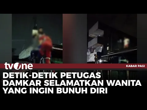Petugas Damkar Berhasil Bujuk Seorang Wanita yang Ingin Akhiri Hidupnya