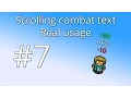 7 Unity tutorial Scrolling combat text - Real usage