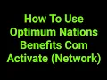 How To Use Optimum Nations Benefits Com Activate Network