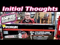 PRORUN PCS560 chainsaw initial run
