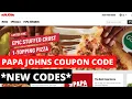 Best Papa Johns Promo Codes 2023 Papa Johns Promo Code