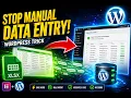 How to Import Excel Sheet Data into WordPress Elementor Tutorial