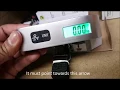 Lugguage Scale Battery Insert