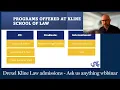 Law Admissions Ask Us Anything Drexel Kline Law Webinar