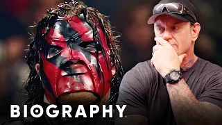 The Undertaker Helps Kane Find His Mask (S1) | WWE's Most Wanted Treasures | Biography