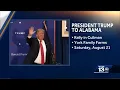 Fmr President Trump to speak at rally in Cullman later this month