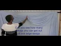 How to make giant swags