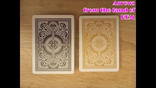 Arrows from the Land of KEM KEM Arrow Wide Playing Cards Cartomancy Review