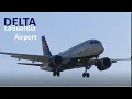 Delta Airliners Landing