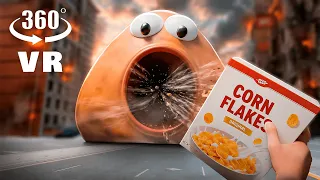 360° VR - GIANT POU EATS YOUR CITY
