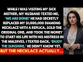 Lagu Husband Secretly Sold My $1 MILLION Diamond Necklace And Fled To The Maldives With His Mistress.
