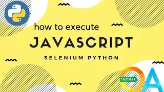 How to run javascript from the selenium script in Python