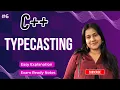 Part 6 Type Casting in C Implicit Explicit Conversion with Examples C Basics