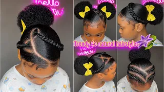 🌸🌷No-Stress Short 4C Hairstyles for Busy Mornings ✨Quick & Simple 4C Hairstyles for Little Girls💕