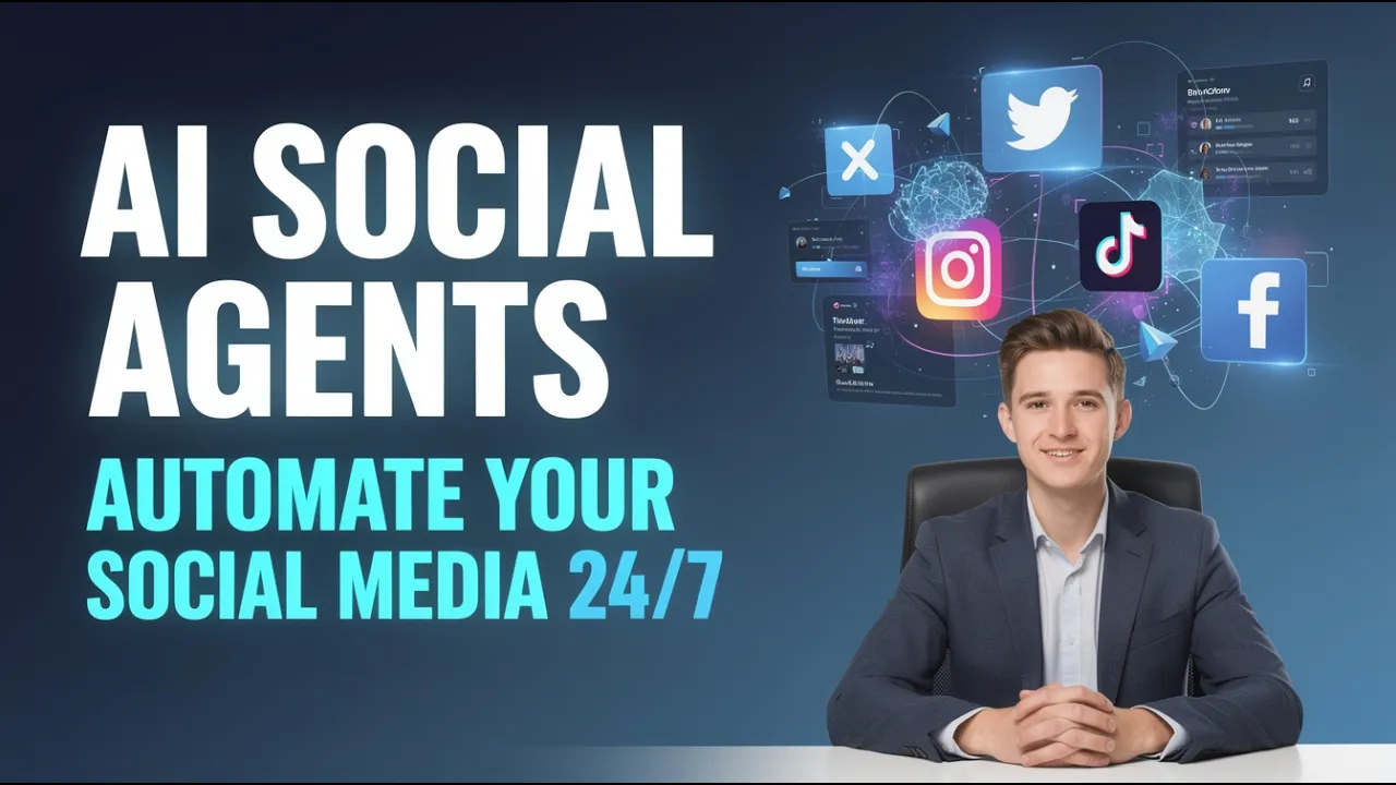 🚀 AI Social Agents Review: How to Automate Your Social Media 24/7 Thumbnail