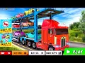 Car Transporter Truck Driving Simulator - Cargo Transport Multistory Vehicle - Android GamePlay