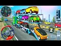 Car Transporter Truck Driving Simulator - Cargo Transport Multistory Vehicle