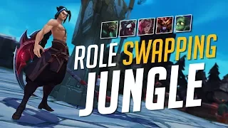 Doublelift - Carried by Nightblue3 | ROLE SWAPPING TO JUNGLE