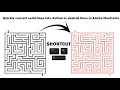 quickly convert solid lines into dotted or dashed lines in Adobe Illustrator JK design studio