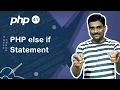 PHP else-if Statement - PHP Tutorial 41