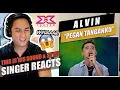 ALVIN - PEGANG TANGANKU (NOSSTRESS) | X FACTOR INDONESIA 2021 | SINGER REACTION