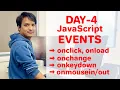Events in JavaScript onclick onload onchange onkeydown onmouseover Day 4 Readersnepal