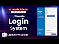 Ultimate Login System in Access Database Project Part-1
