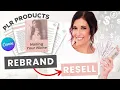 How to Rebrand Resell Digital Products with Canva PLR Products EBooks Quick Easy Tutorials