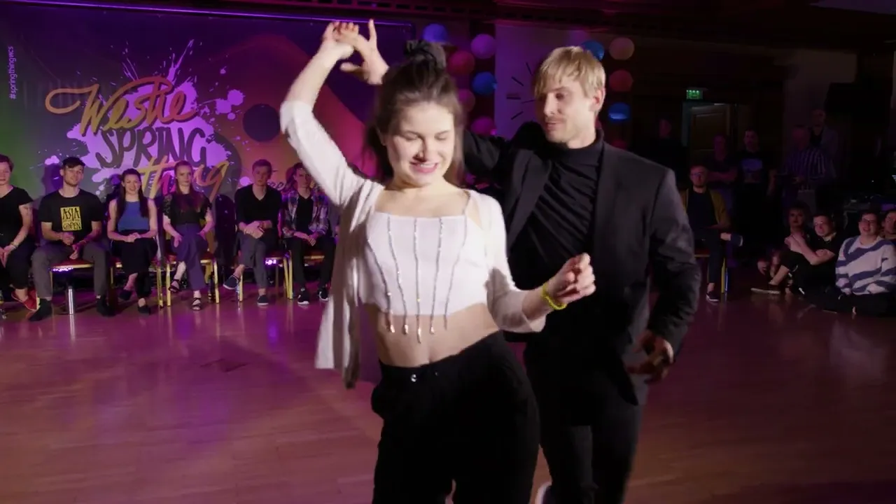 Emil Zetterstöm & Aleksandra Lukomska - 3rd place Advanced Jack&Jill - Westie Spring Thing 2023