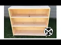 Simple Pine Book Shelf