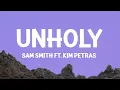 Download Lagu Sam Smith - Unholy (Lyrics) ft. Kim Petras
