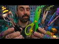 ASMR Eliminacion de energia negativa con diferentes tijeras de aura