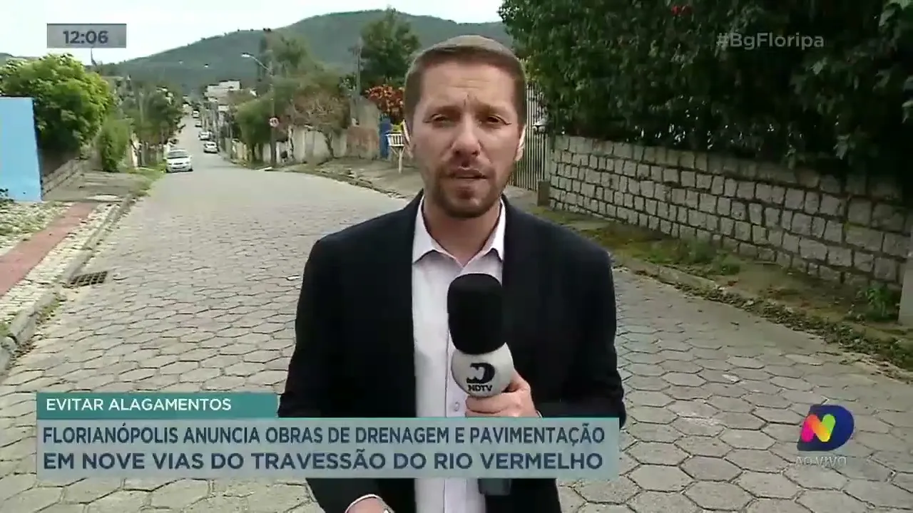 Florianópolis anuncia obras de drenagem e pavimentação no Travessão do Rio Vermelho