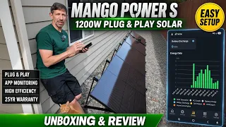 Mango Power S Plug & Play Solar 1200W Kit unboxing and review. How can solar be this easy?