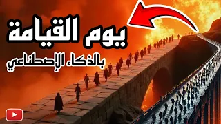 يوم القيامة بالذكاء الإصطناعي هذ بالذكاء الإصطناعي فما بالك باليوم القيامة الحقيقي 