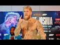 FIRED UP Jake Paul makes weight Yells at media in AM weigh in ahead of Joshua fight