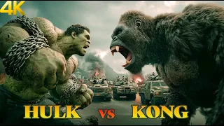 King Kong Vs Hulk The Confrontation Begins On A Military Cargo Plane 