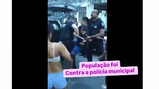 POPULAÇÃO TENTA EVITAR DETENÇÃO DE PROCURADO - APOIO POLICIAL