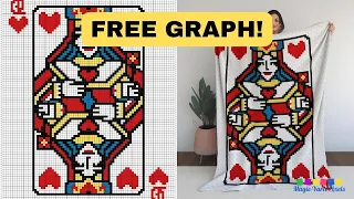FREE GRAPH - Poker Queen Of Hearts