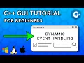 C GUI Programming For Beginners Episode 6 - Dynamic Event Handling