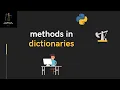 Lecture 47 - Methods in Dictionaries for Oil and Gas