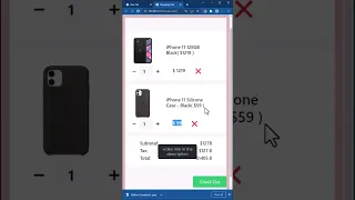 Shopping Cart project using only HTML CSS JS 2022