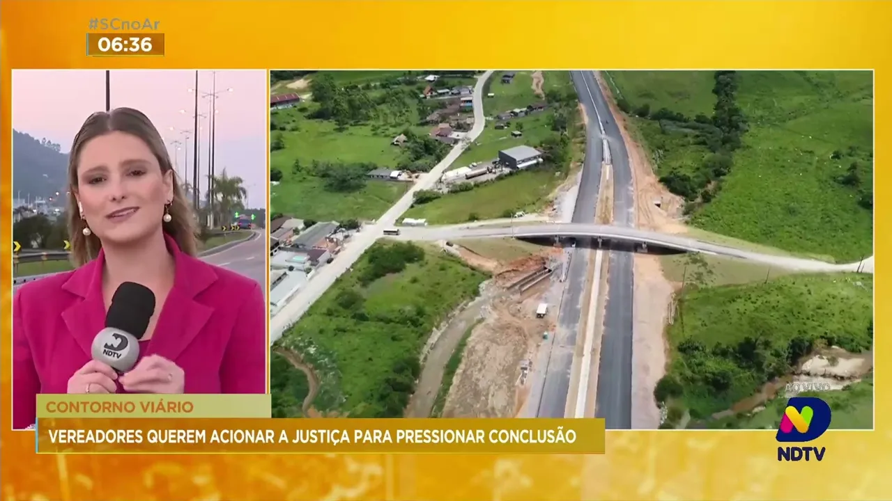 ANTT visita obras no Contorno Viário na Grande Florianópolis e vereadores cogitam acionar a Justiça