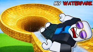 I made MILLIONS with a 5 STAR Waterpark in Roblox...