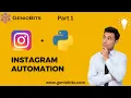 Instagram Automation PART - 1 Python Selenium Mayuresh Satao