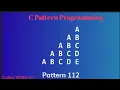 Normal pattern tutorial in C programming language ll