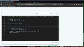 Piling Up Collections challenge Hackerrank Python