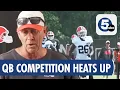 QB Competition Update Browns Training Camp Day 10 Recap