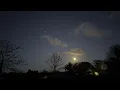 Time lapse of the moon rising tonight